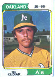 1974 Topps Baseball Cards      228     Ted Kubiak